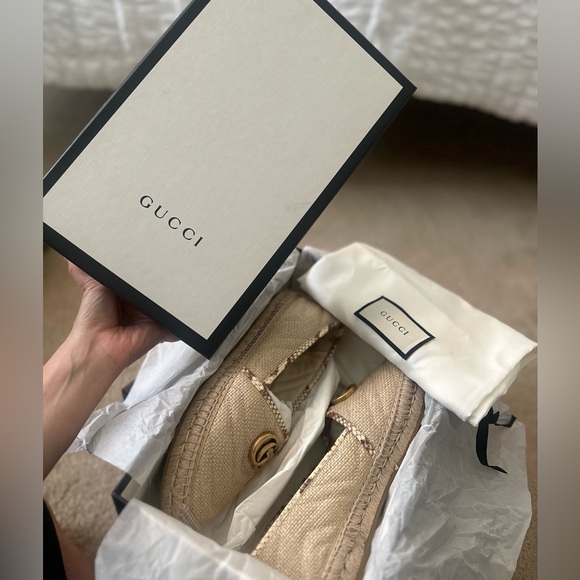 Gucci Raffia Espadrilles - Picture 2 of 4